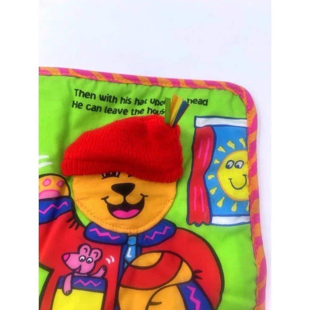 Lamaze Let's Get Dressed Infant Development System Cloth Hands On Book